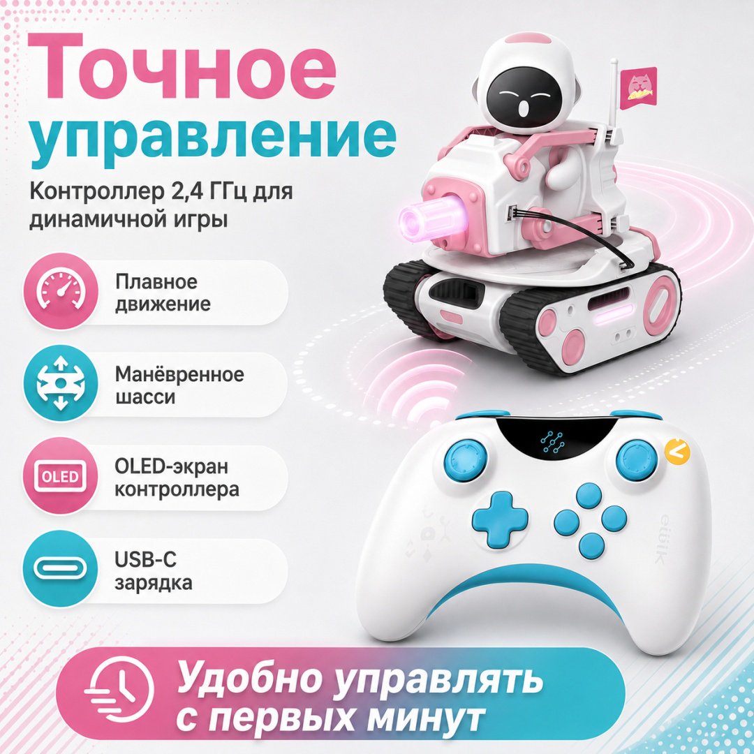 Робот Eilik Panxer, высота 12 см купить,NaN