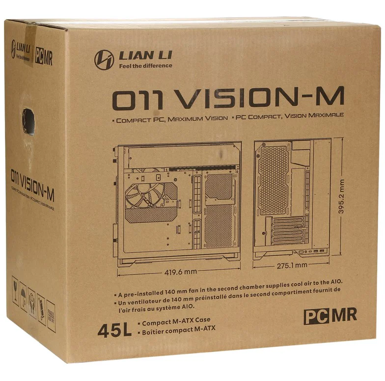 Корпус Lian Li O11 Vision-M G99.O11VMX.00 Black