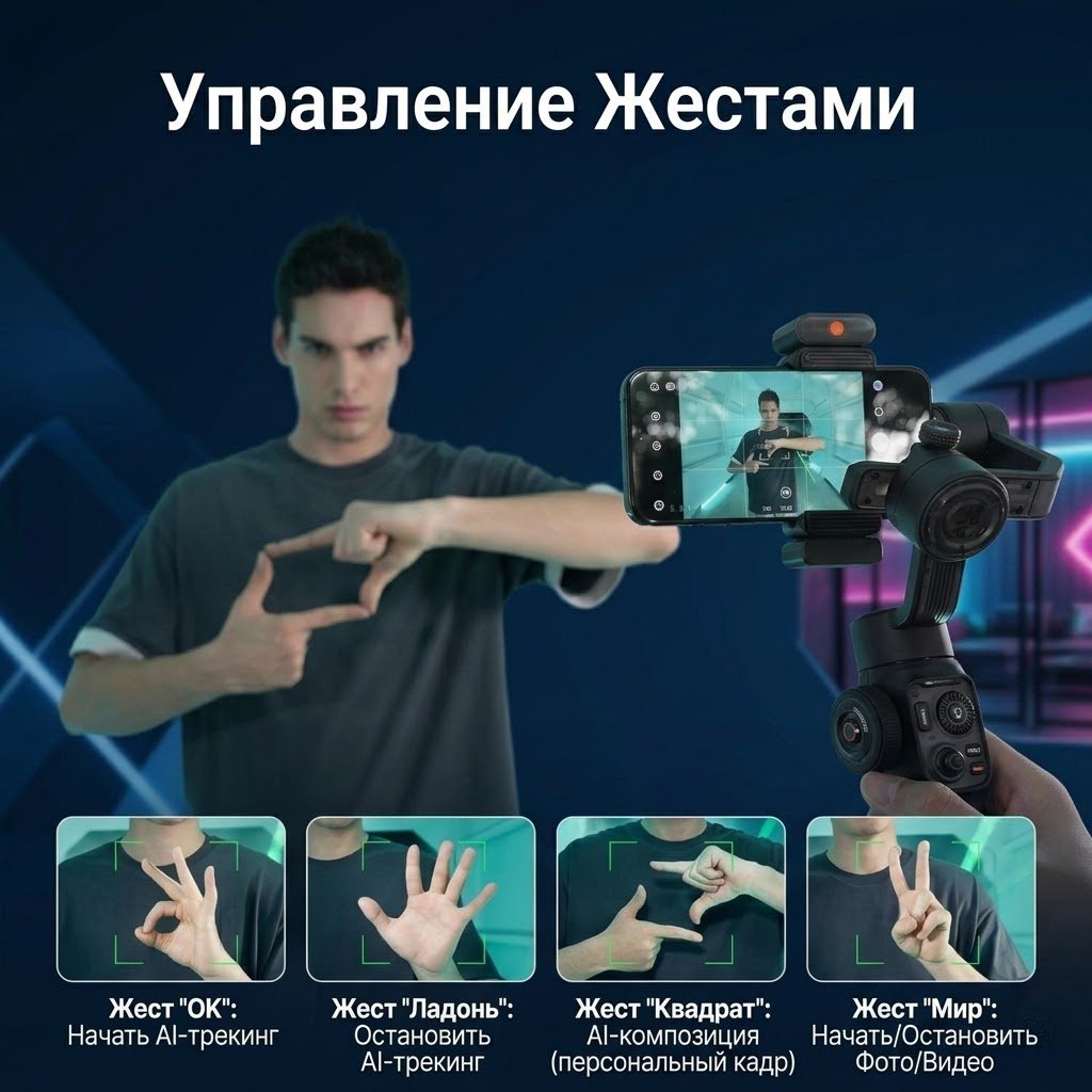 Стедикам Zhiyun Smooth 5S AI PRO