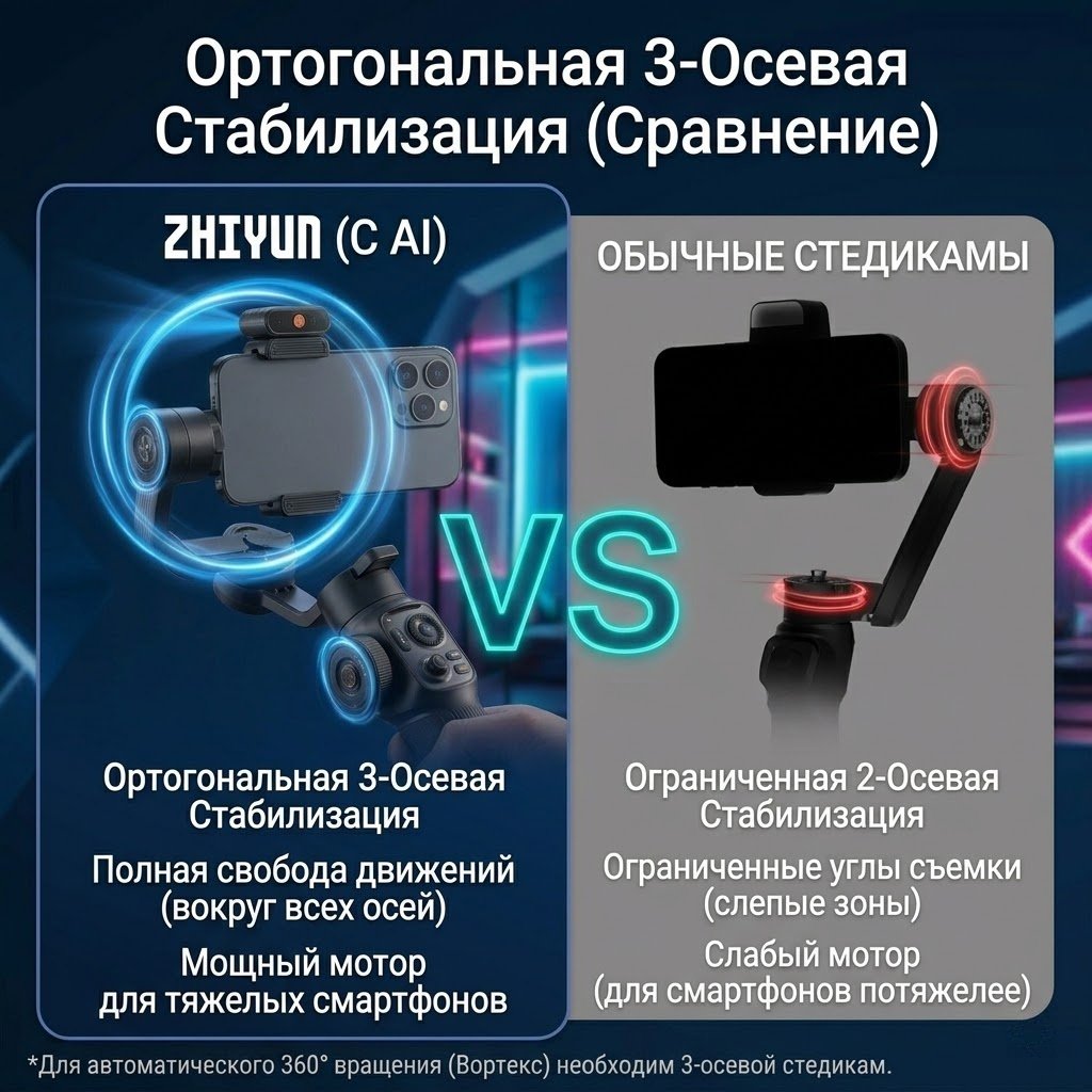 Стедикам Zhiyun Smooth 5S AI Combo