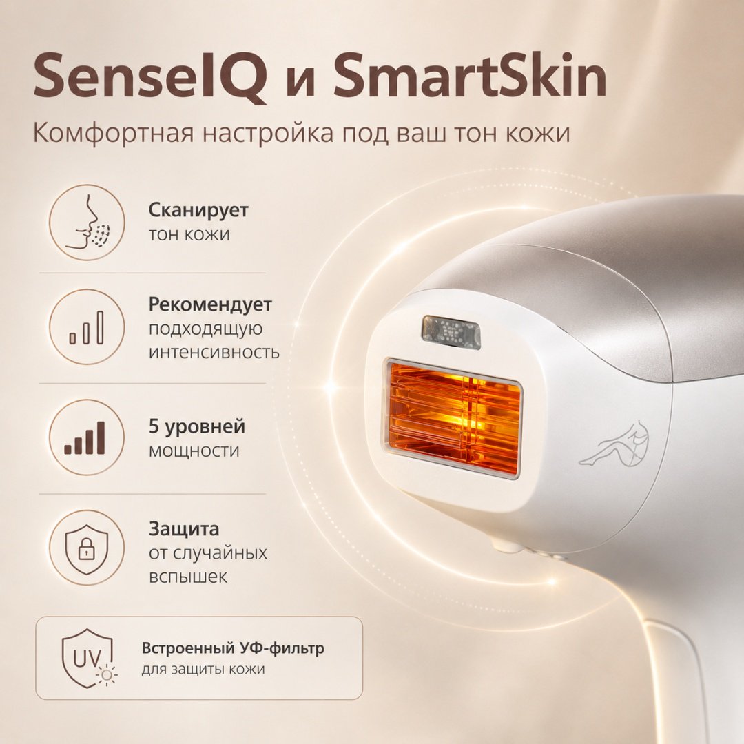 Philips фотоэпилятор Lumea 8000 Series BRI931/03