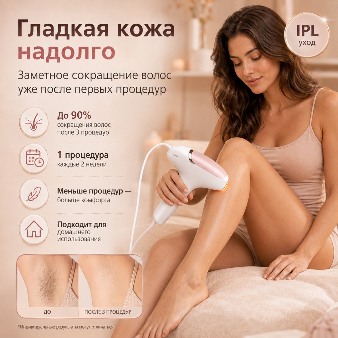 Philips фотоэпилятор Lumea 8000 Series IPL BRI932/03 купить,NaN