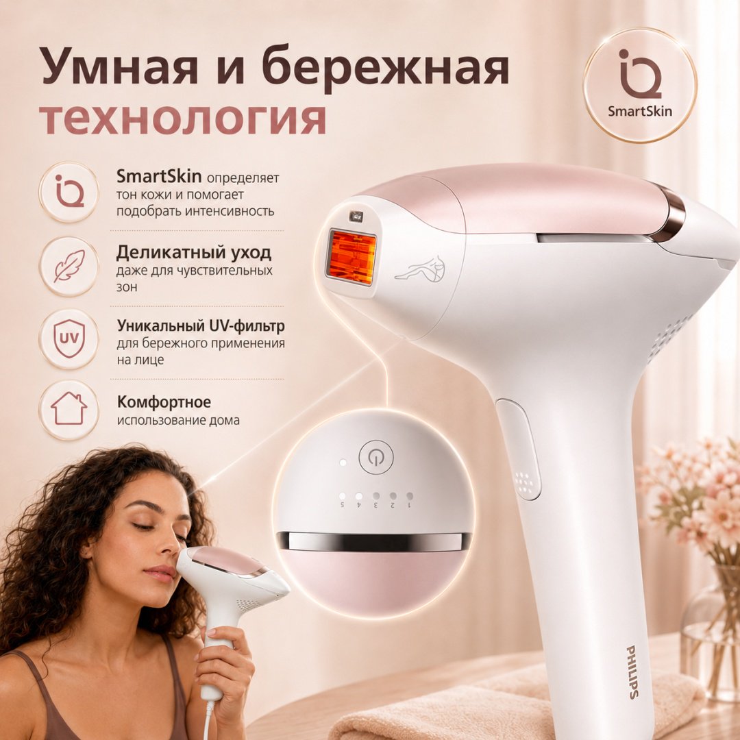 Philips фотоэпилятор Lumea 8000 Series IPL BRI932/03 купить,NaN