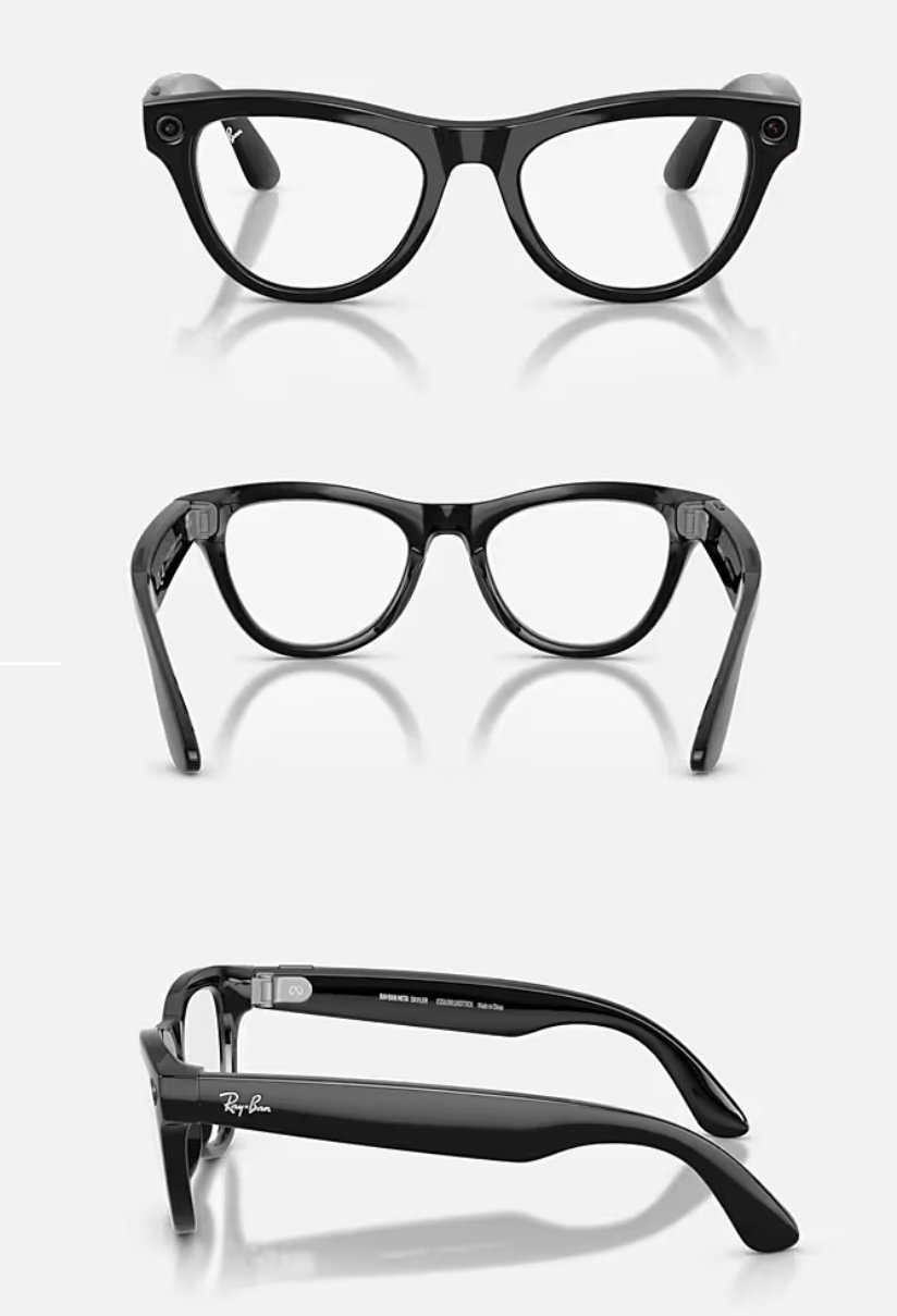 Смарт-очки Ray-Ban META SKYLER (Gen 2) RW4014 601/SB 52-20 черный купить,NaN