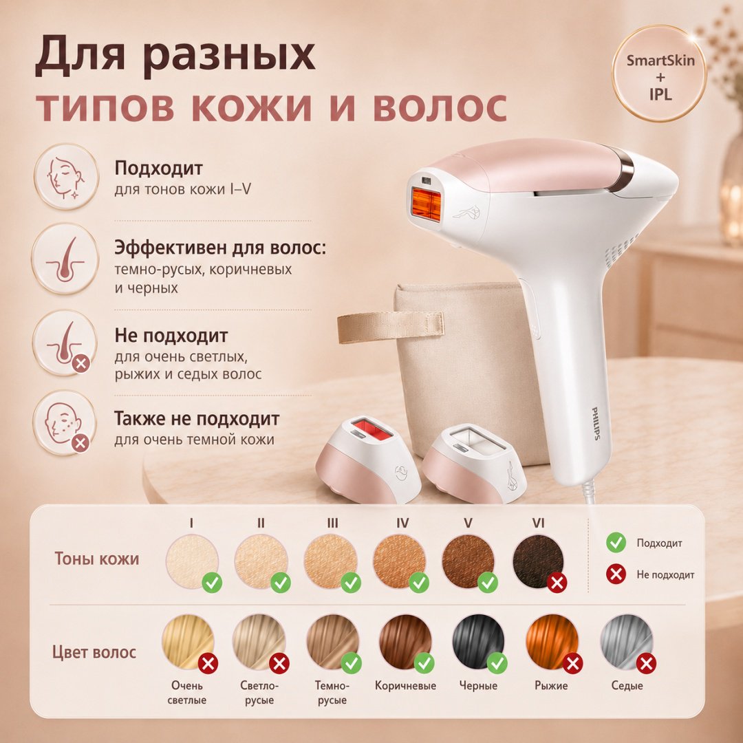 Philips фотоэпилятор Lumea 8000 Series IPL BRI932/03 купить,NaN