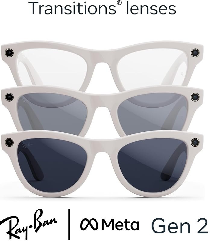 Смарт-очки Ray-Ban META SKYLER (Gen 2) RW4014 6700MF 52-20 белый купить,NaN