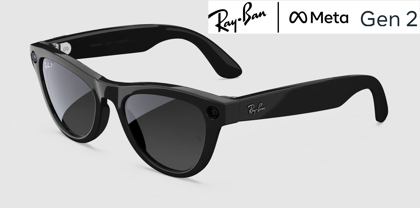 Смарт-очки Ray-Ban META SKYLER (Gen 2) RW4014 601/T3 52-20 черный