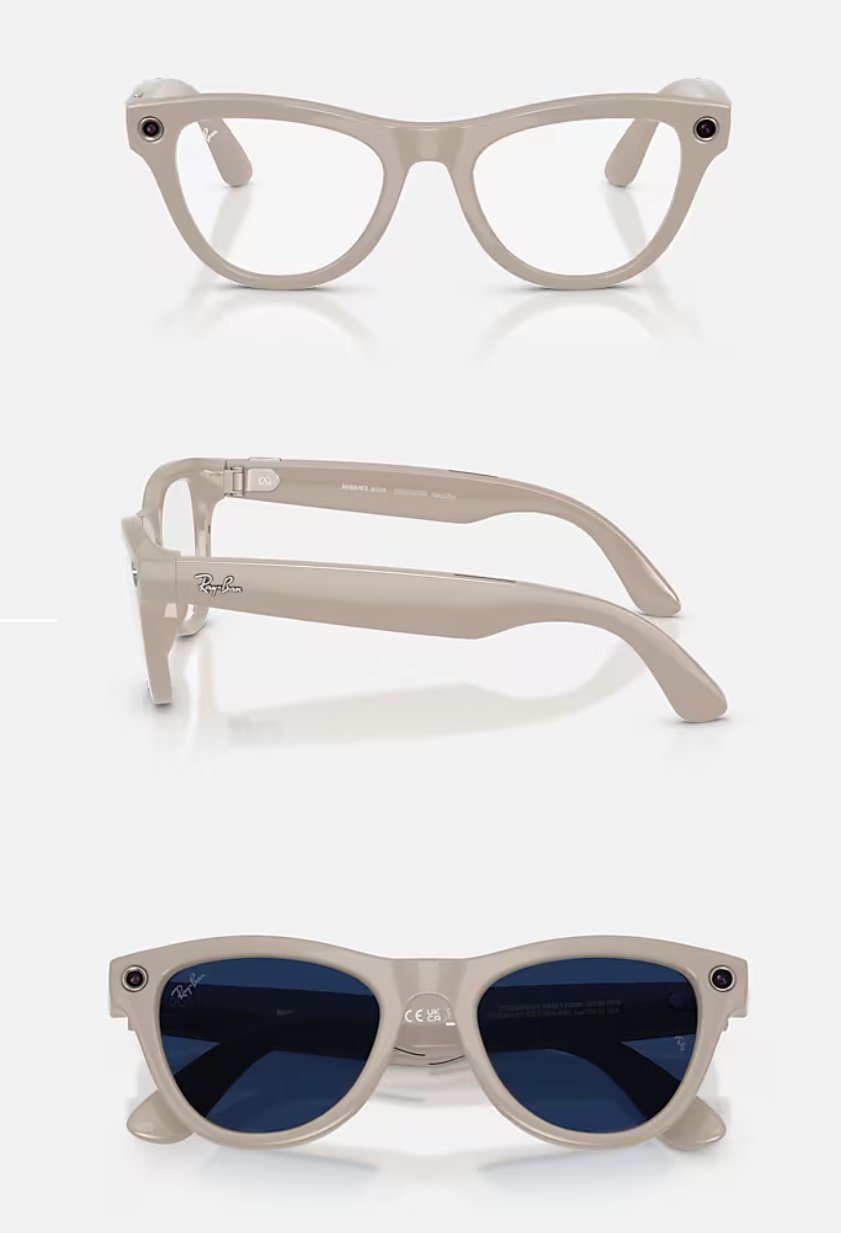 Смарт-очки Ray-Ban META SKYLER (Gen 2) RW4014 6700MF 52-20 белый купить,NaN