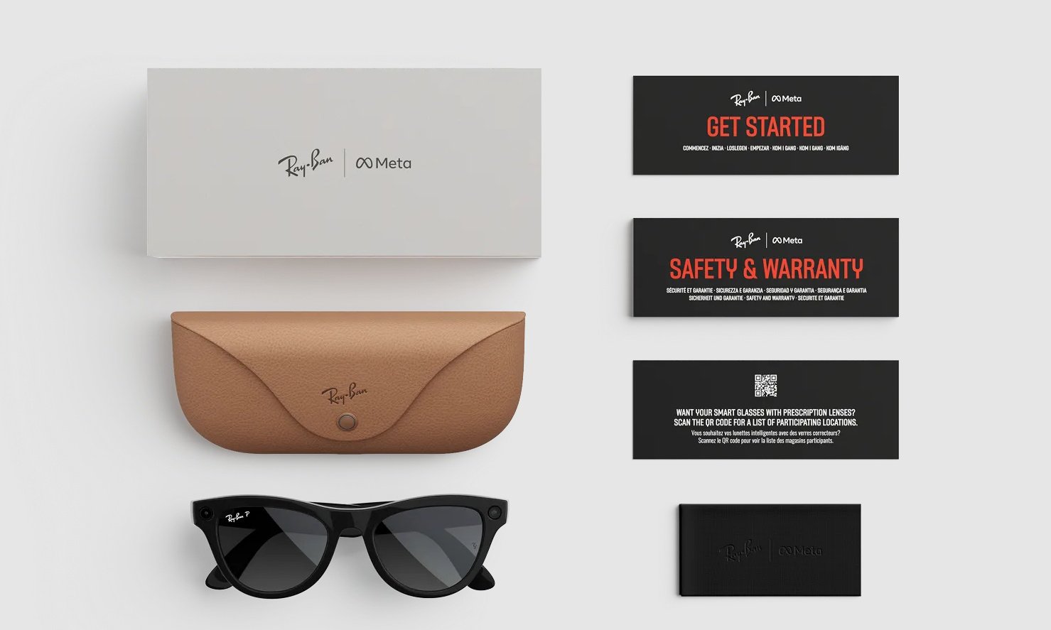 Смарт-очки Ray-Ban META SKYLER (Gen 2) RW4014 601/T3 52-20 черный
