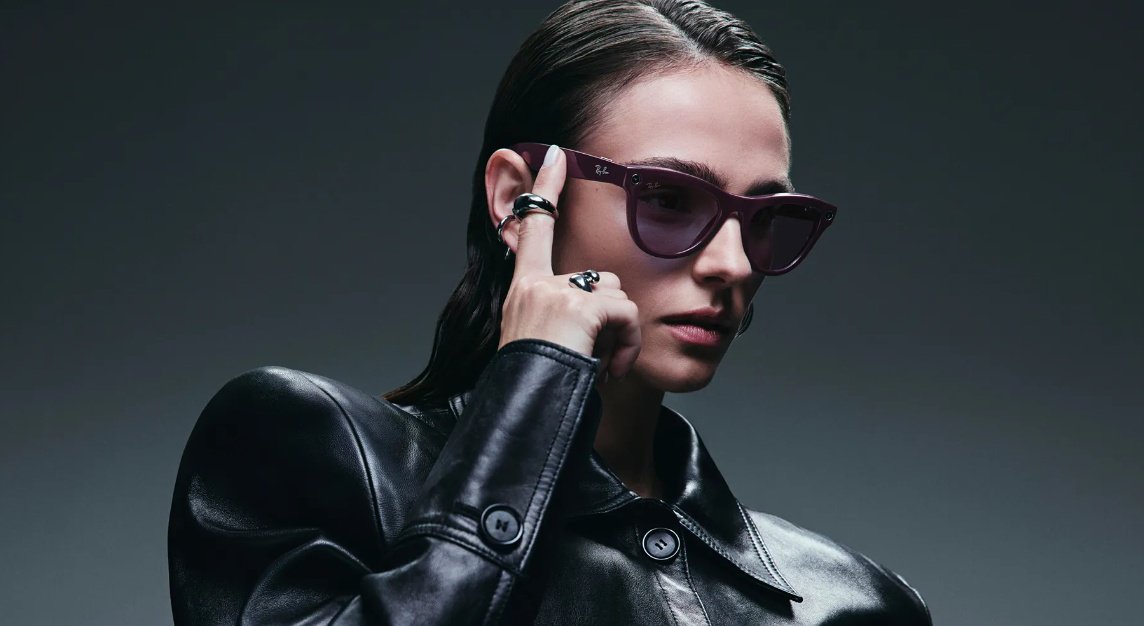 Смарт-очки Ray-Ban Meta Skyler Gen 2 RW4014 фиолетовый купить,NaN