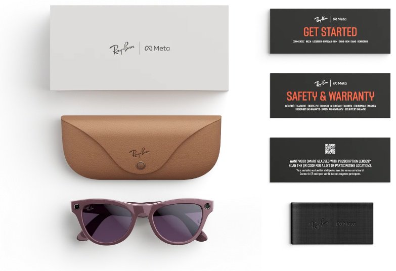 Смарт-очки Ray-Ban Meta Skyler Gen 2 RW4014 фиолетовый купить,NaN