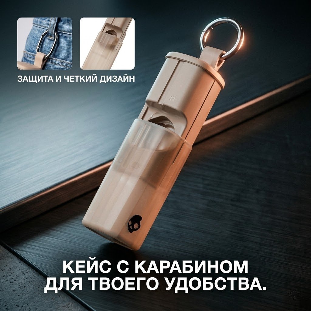 Наушники Skullcandy Method 360 ANC By Bose темно-серый купить,77428