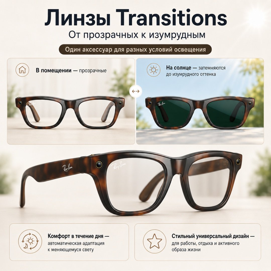 Смарт-очки Meta Blayzer Optics GEN2 коричневый купить,NaN