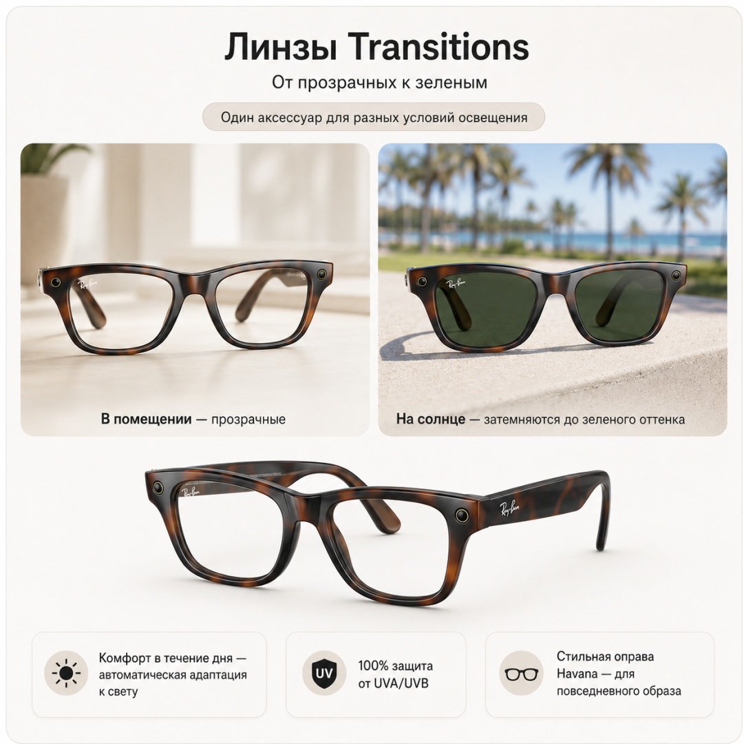 Смарт-очки Meta Blayzer Optics GEN2 коричневый купить,NaN