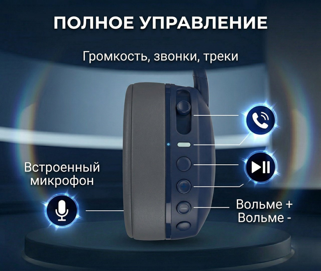 Наушники Skullcandy Crusher Evo синий купить,97500
