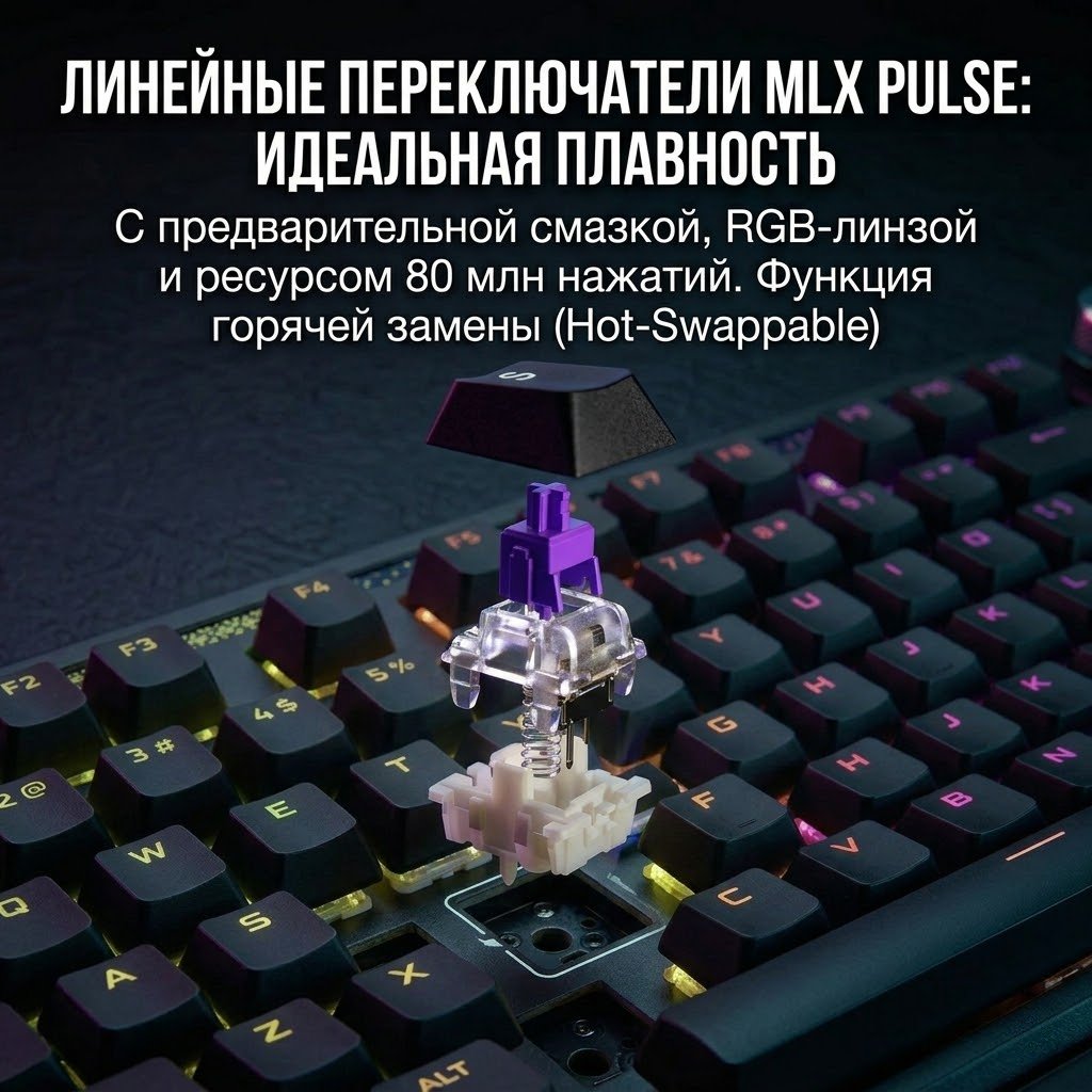 Клавиатура Corsair GALLEON 100 SD RGB черный купить,NaN