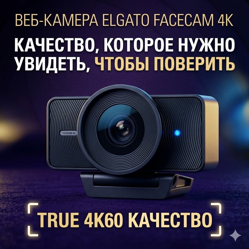 Веб-камера Elgato Facecam 4K купить,NaN