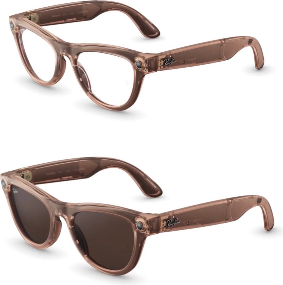 Смарт-очки Ray-Ban Meta Gen2 Skyler Clear/Brown Transitions коричневый купить,NaN