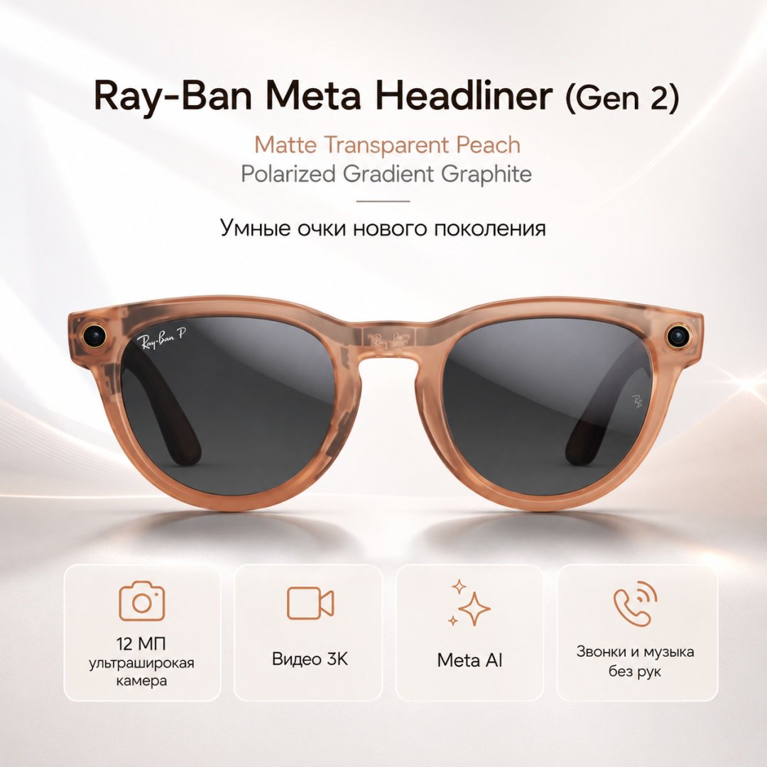 Смарт-очки Meta Headliner (Gen 2) оранжевый купить,NaN