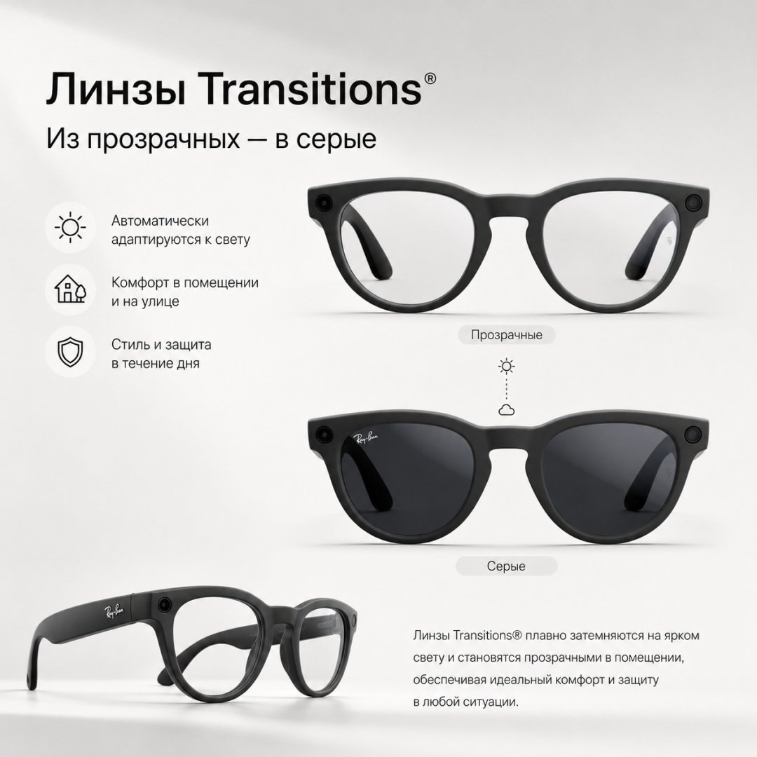 Смарт-очки Meta Headliner (Gen 2) черный купить,NaN