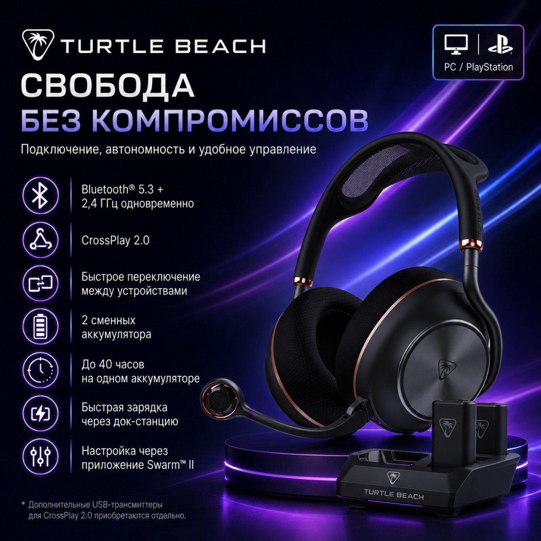 Наушники Turtle Beach Turtle Beach Stealth Pro II Headset PC / PlayStatio черный купить,NaN