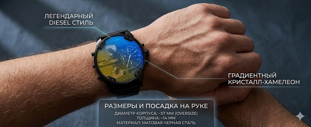 Кварцевые DIESEL TECHNIC DZ7460 сталь купить,NaN