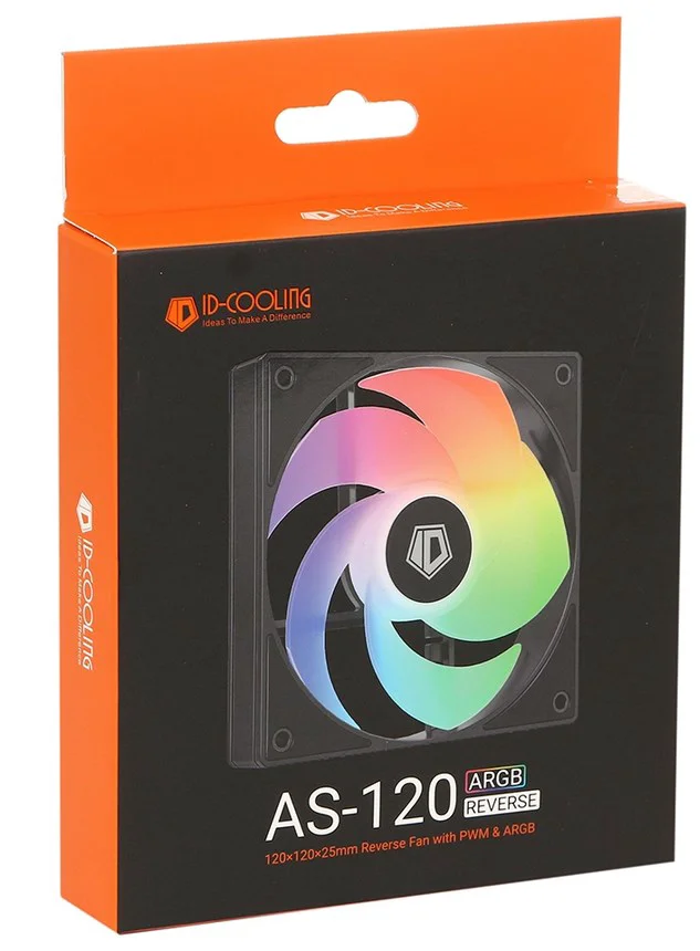 Вентилятор для корпуса ID-Cooling AS-120-ARGB-KR Black купить,2990
