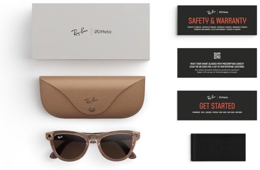 Смарт-очки Ray-Ban Meta Gen2 Skyler Clear/Brown Transitions коричневый купить,NaN