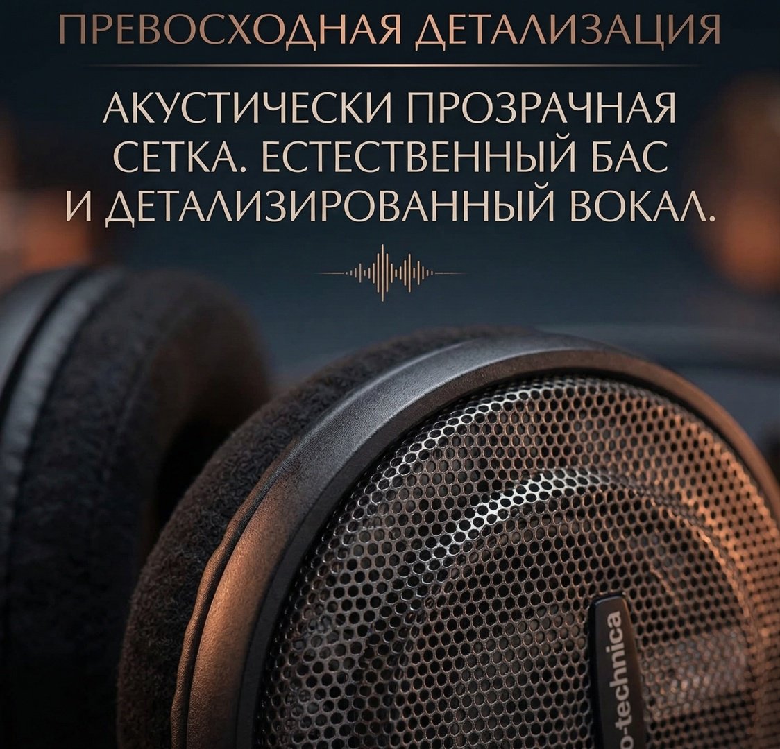 Наушники Audio-Technica ATH-AD700X черный купить,126500