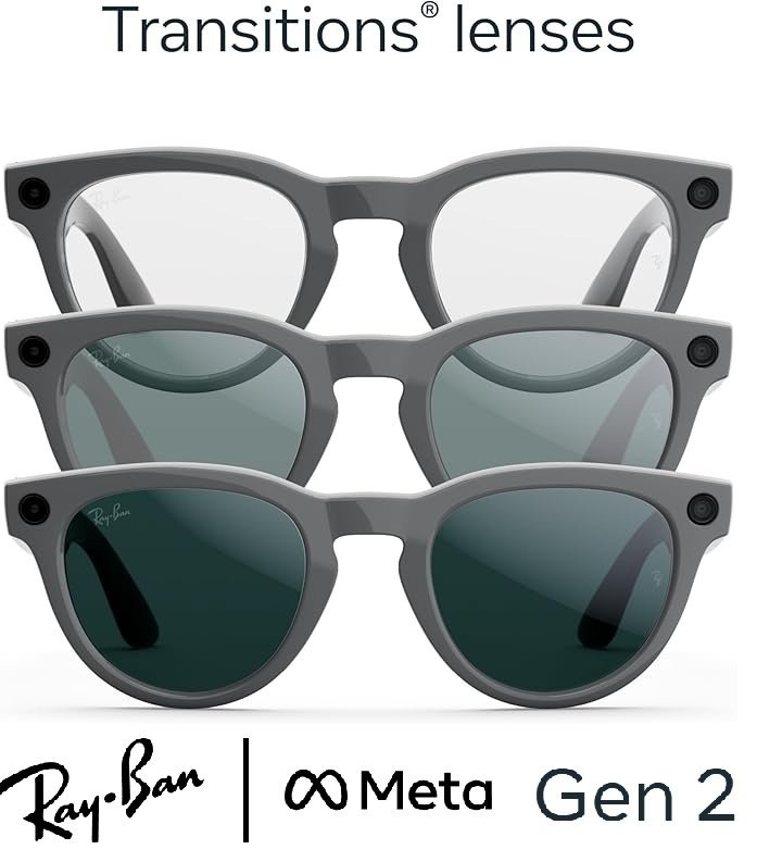 Смарт-очки Ray-Ban Meta Headliner Gen 2 RW4013 серый купить,NaN