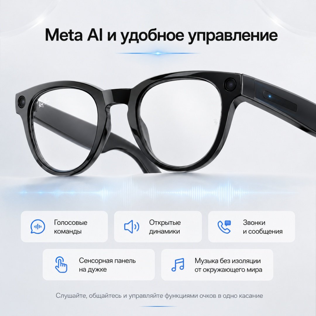 Смарт-очки Meta Headliner (Gen 2) черный купить,NaN