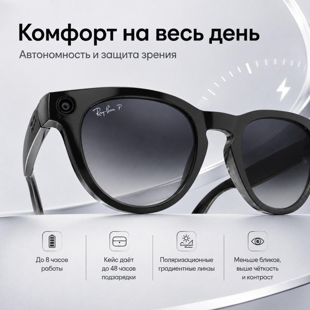 Смарт-очки Meta Headliner (Gen 2) черный купить,NaN