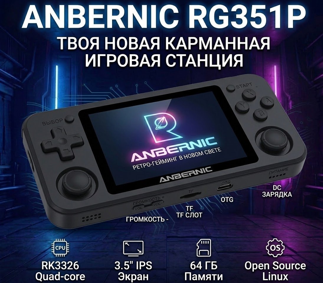 Игровая приставка ANBERNIC RG351P