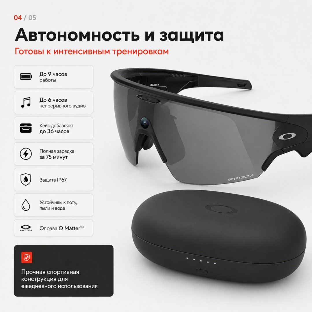Смарт-очки Meta Vanguard черный купить,NaN