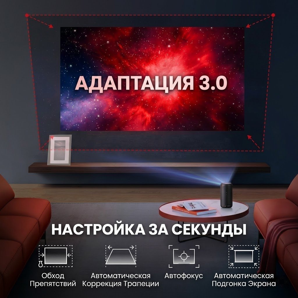 Проектор NEBULA Capsule 3 Google tv D2425 черный купить,354683