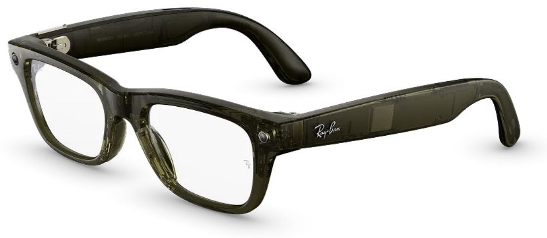 Смарт-очки Ray-Ban Meta Blayzer GEN2 Transparent Dark Olive прозрачный купить,NaN
