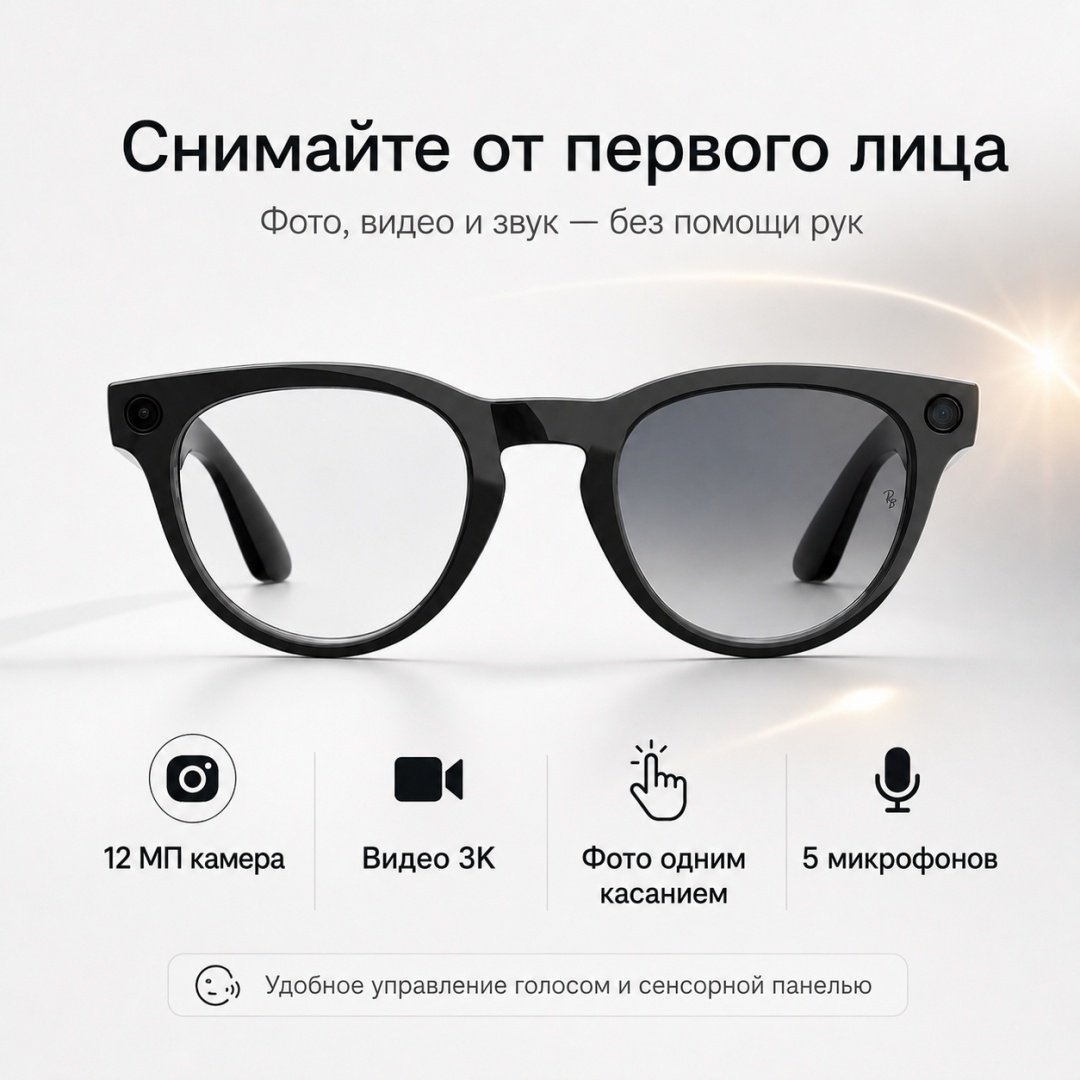 Смарт-очки Meta Headliner (Gen 2) черный купить,NaN