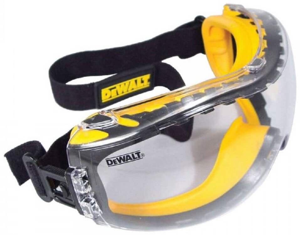 DeWALT очки закрытые DPG82-11D черный, желтый купить,NaN