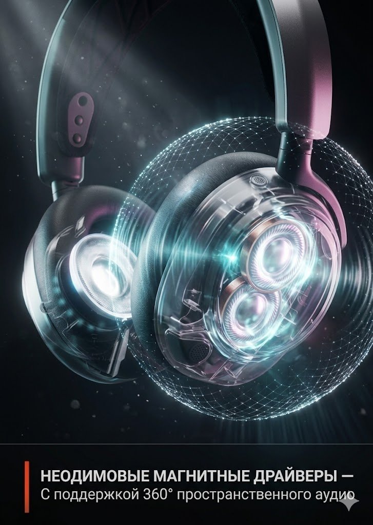 Наушники SteelSeries Arctis Nova Pro For PlayStation Wireless черный купить,NaN