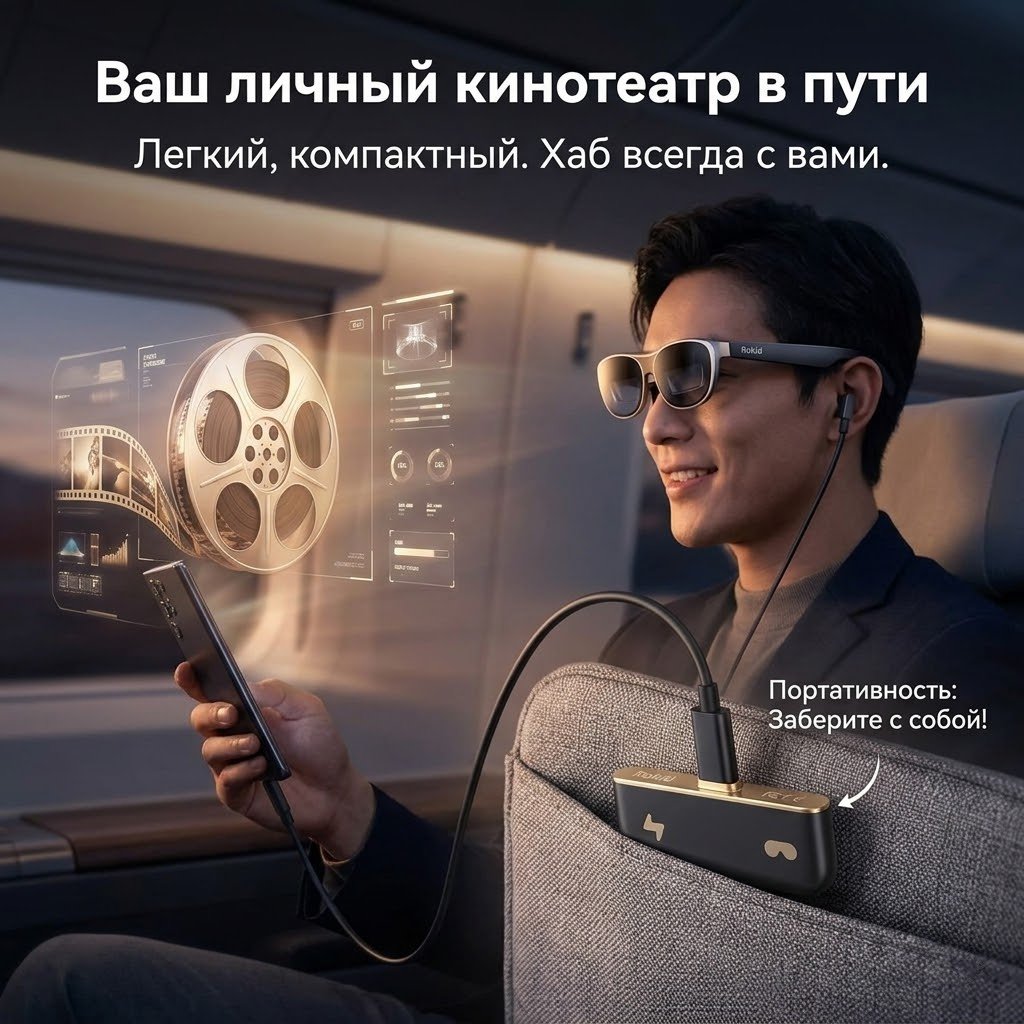 Адаптер Rokid Mini Hub черный купить,NaN