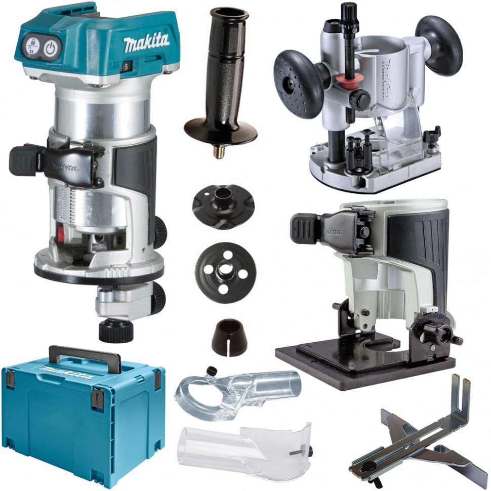 Фрезер кромочный Makita DRT50ZJX2(R) купить,NaN