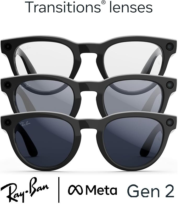 Смарт-очки Ray-Ban Meta Headliner Gen 2 RW4013 черный купить,NaN