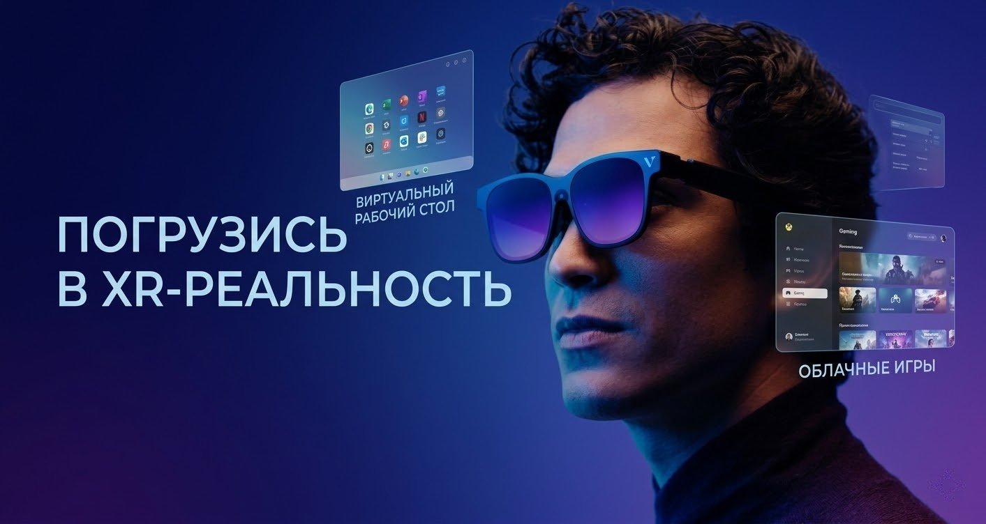 Смарт-очки VITURE VITURE Beast XR Glasses черный купить,NaN