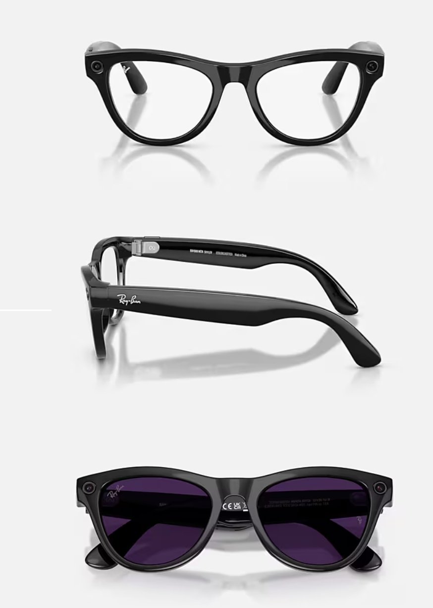 Смарт-очки Ray-Ban META SKYLER (Gen 2) RW4014 601/CH 52-20 черный купить,NaN