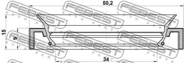 FEBEST сальник 95HAY-36500915L купить,NaN