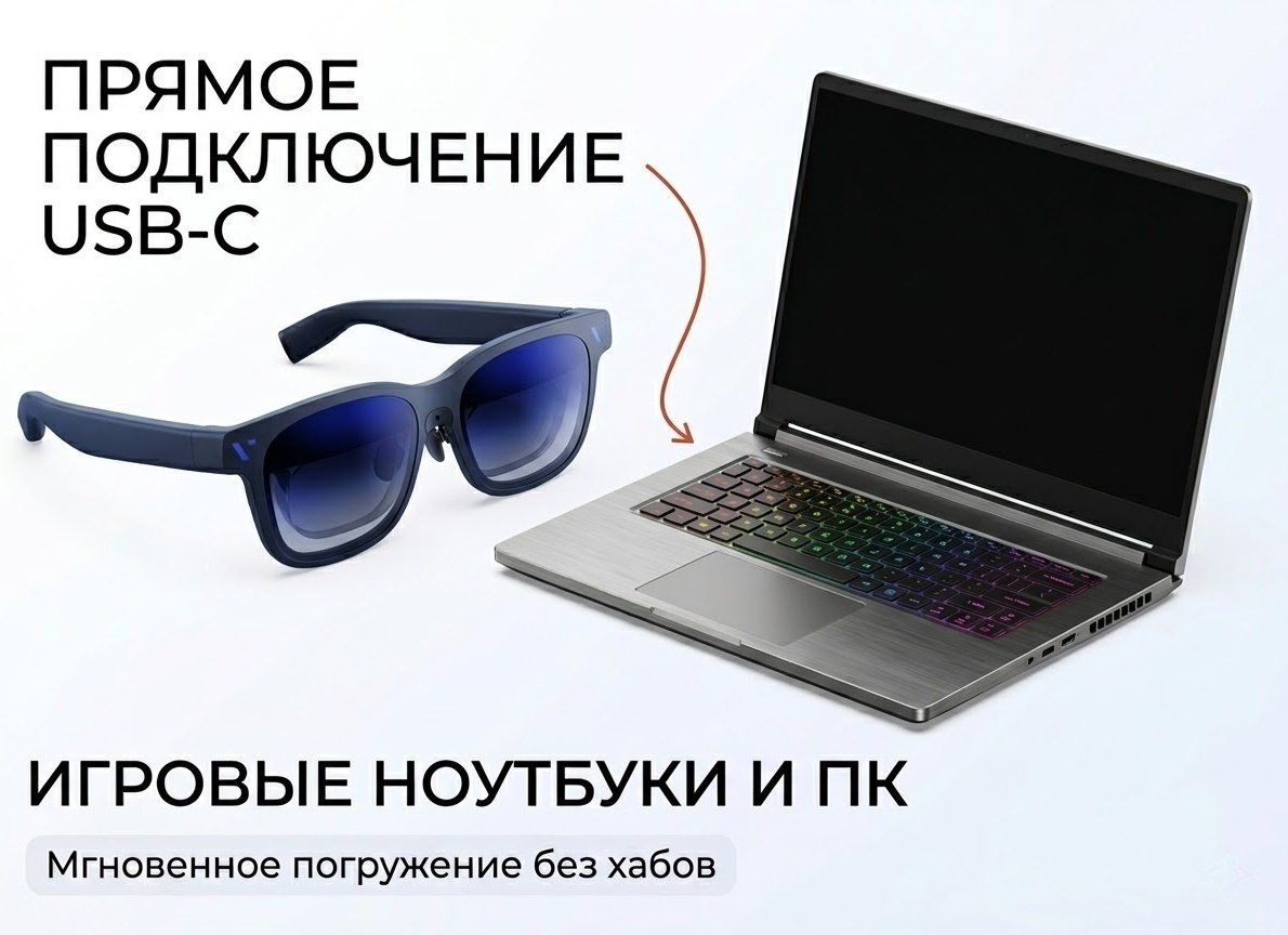Смарт-очки VITURE VITURE Beast XR Glasses черный купить,NaN