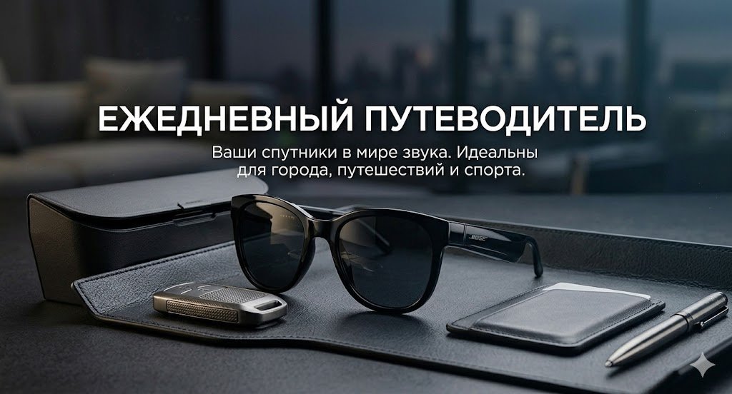 Смарт-очки Bose Frames Soprano ROW черный