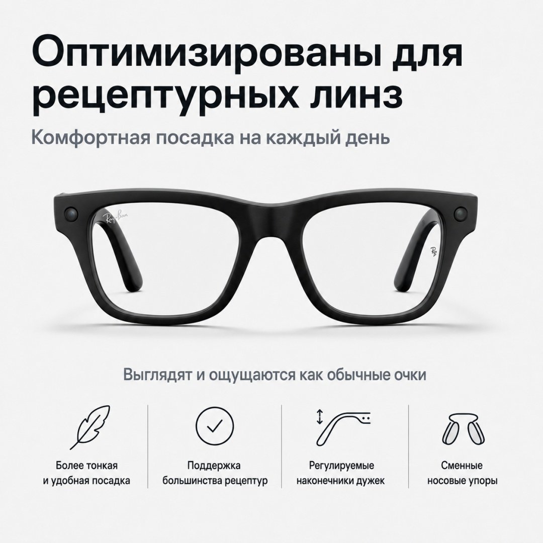 Смарт-очки Meta Blayzer Optics GEN2 черный купить,NaN