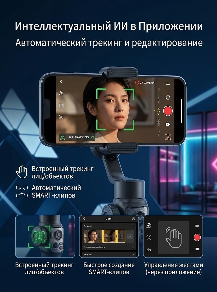Стедикам Zhiyun Smooth 5S AI