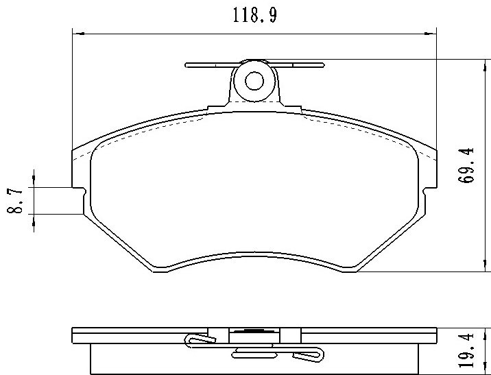 Колодки Winkod передние W0115BP - ForteMarket Колодки Winkod передние W0115BP купить,NaN